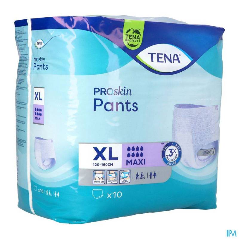 TENA PROSKIN PANTS MAXI EXTRA LARGE 10