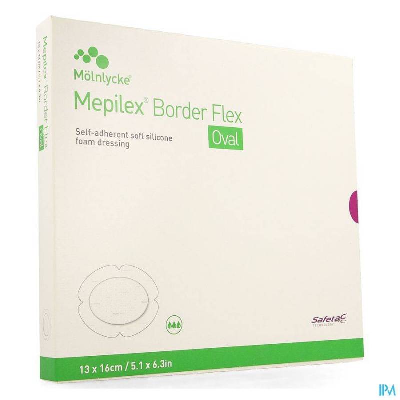 MEPILEX BORDER FLEX OVAL VERB 13X16CM 5 583300