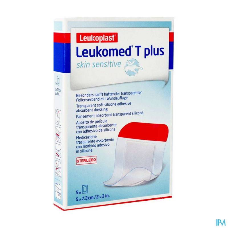 LEUKOMED T PLUS SKIN SENS. 7,2CMX5CM 5 7617800