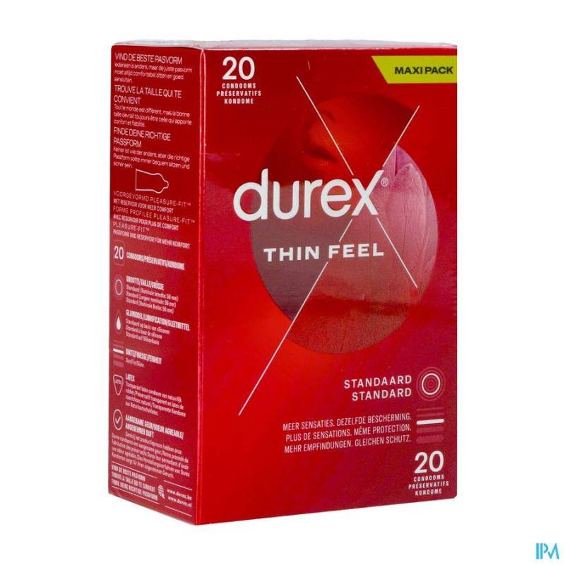 DUREX THIN FEEL CONDOOMS 20