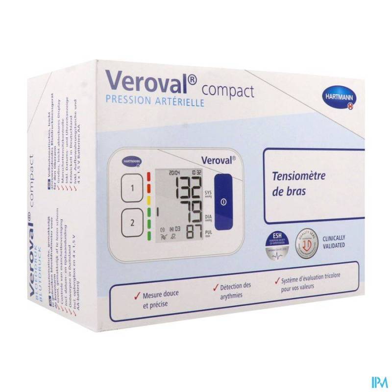 VEROVAL COMPACT BLOEDDRUKMETER ARM P1 HA