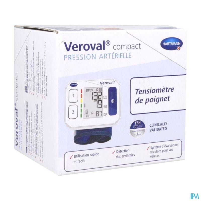 VEROVAL COMPACT BLOEDDRUKMETER POLS P1 H