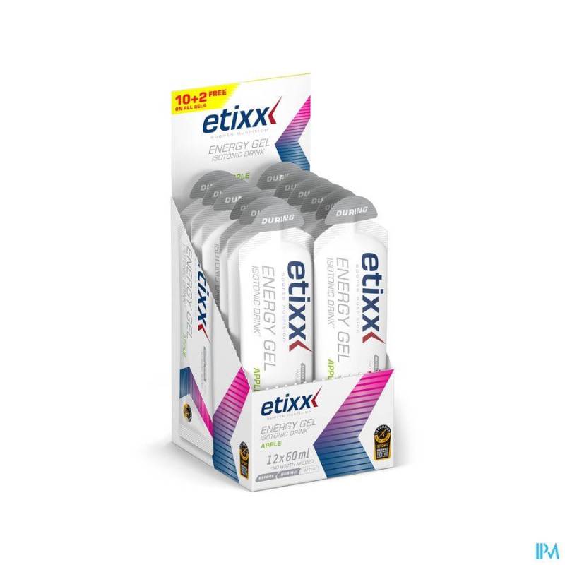 Etixx Isotonic Drink Energy Gel Appel 12x60ml