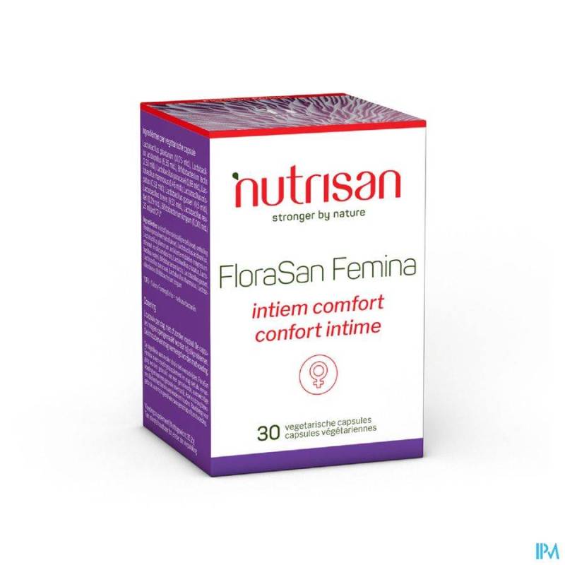 Nutrisan FloraSan Femina (Vroeger Balance) 30 Vegetarian Capsules