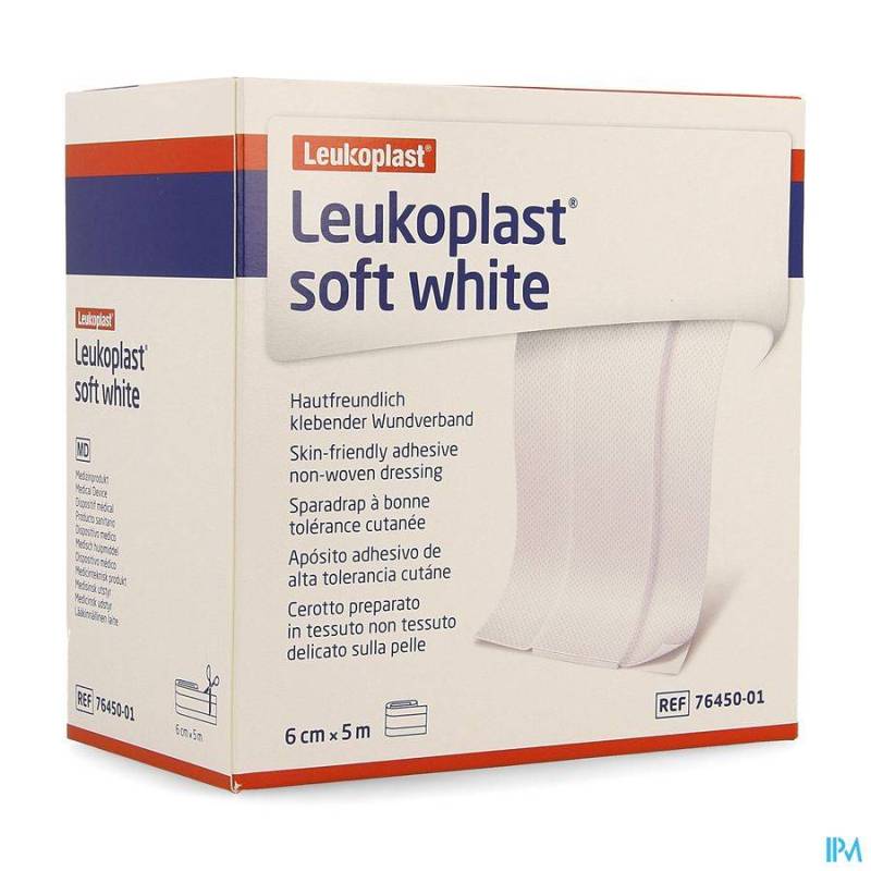 LEUKOPLAST SOFT WHITE 6CMX5M