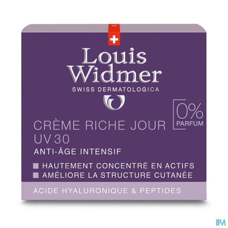 WIDMER DAGCREME UV30 N/PARF POT 50ML