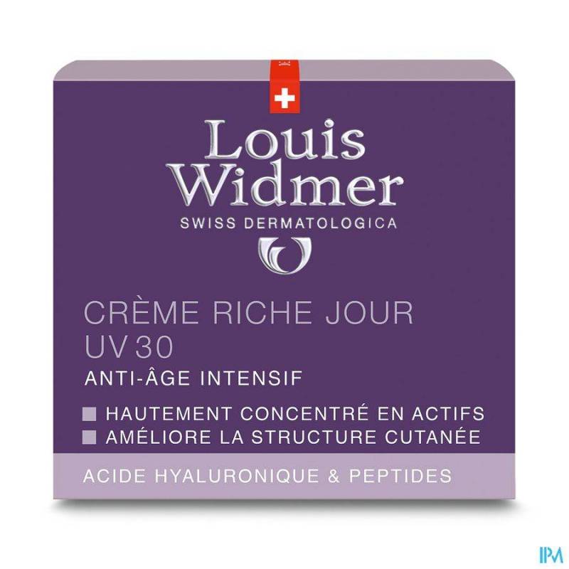 Louis Widmer Rijke Dagcrème UV30 Met Parfum 50ml