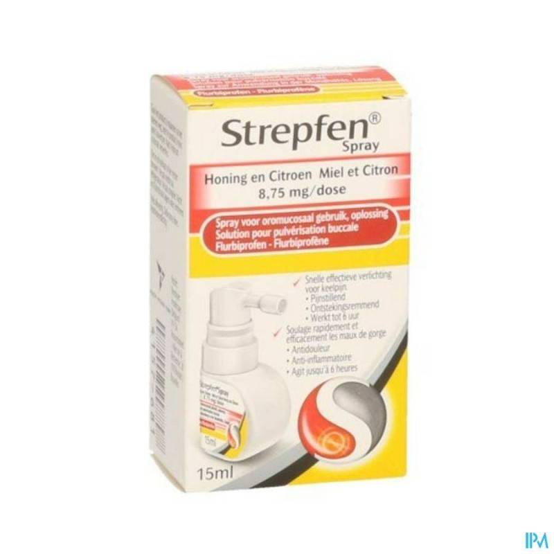 STREPFEN 8,75MG HONING-CITR. SPRAY OROMUC.OPL 15ML