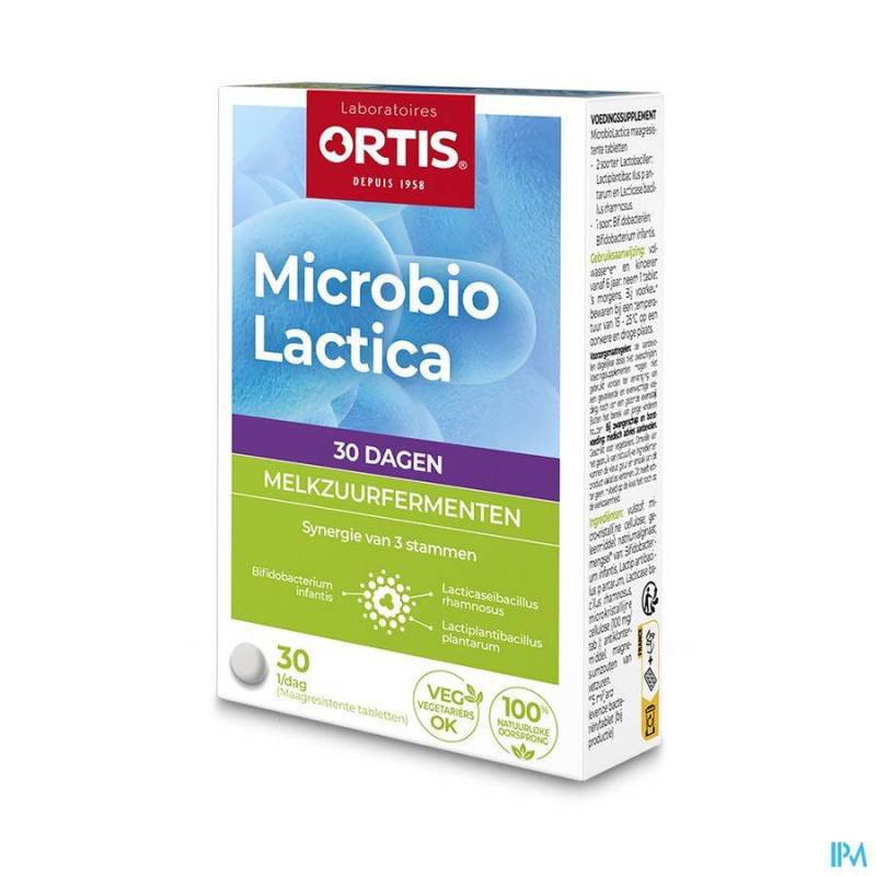 ORTIS MICROBIO LACTICA COMP 30