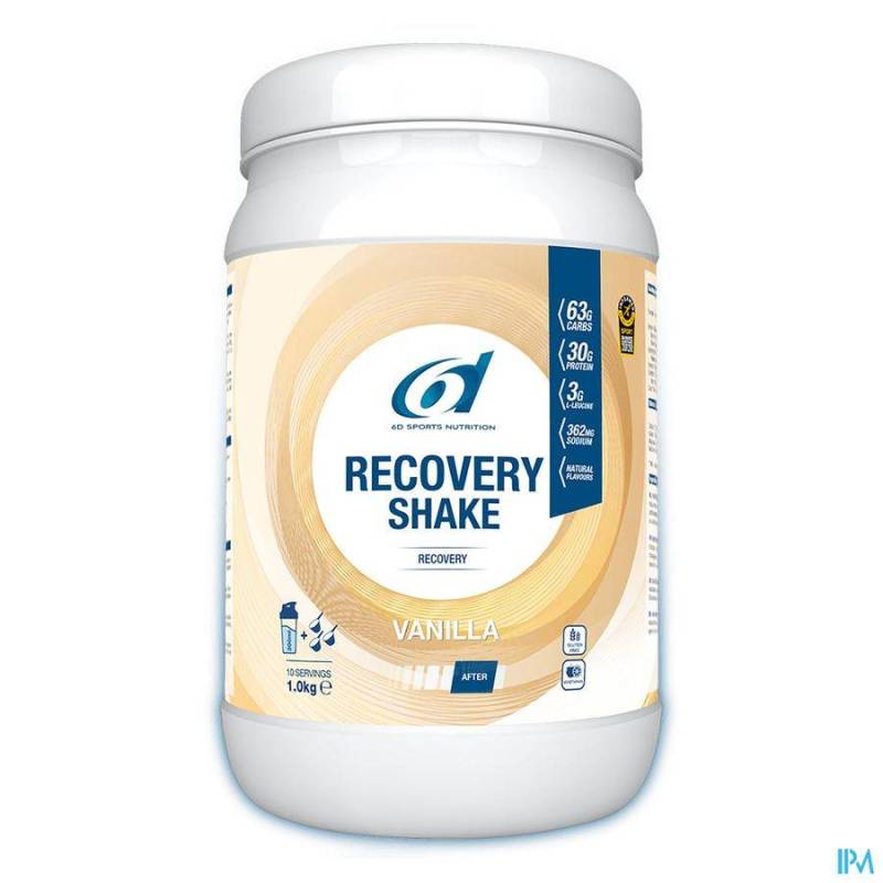 6D SIXD RECOVERY SHAKE VANILLA 1KG NF