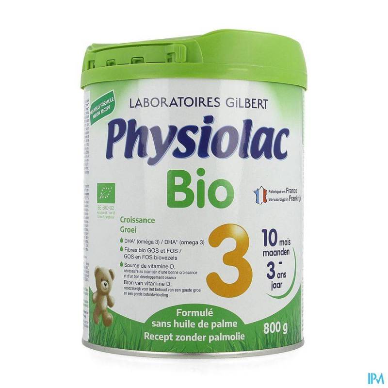 PHYSIOLAC BIO 3 POEDERMELK NF 800G