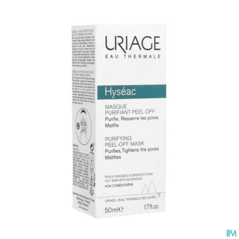 URIAGE HYSEAC ZUIVERENDE PEEL-OFF MASKER 50ML