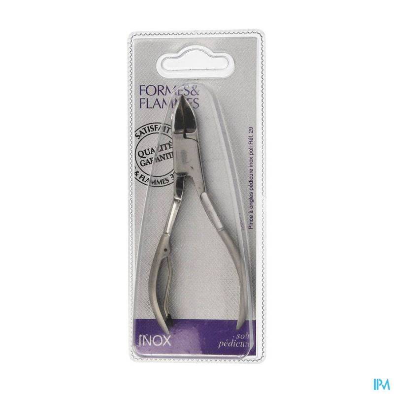 FORMES&FLAMMES 29 NAGELTANG PEDIKUUR CHROOM 12CM