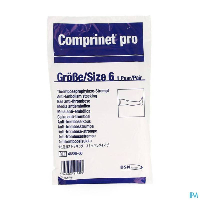 COMPRINET PRO THIGH BAS A/EMBOLIE T6 1PAIR 4638900