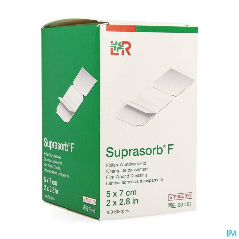 SUPRASORB F FILM CP STERIL 5X 7CM 100 20461