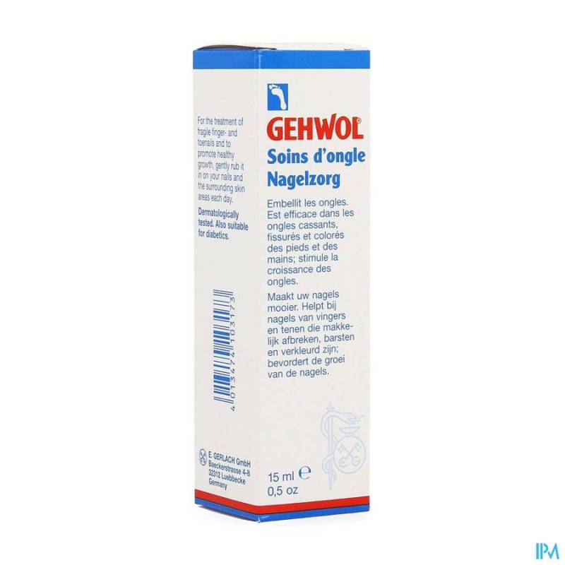 GEHWOL GERLAN NAGELZORG 15ML 1125101