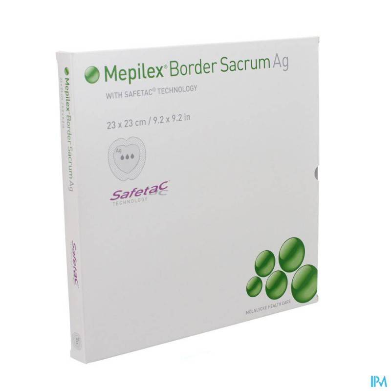 MEPILEX BORDER AG SACRUM STER 23,0X23,0 5 392400