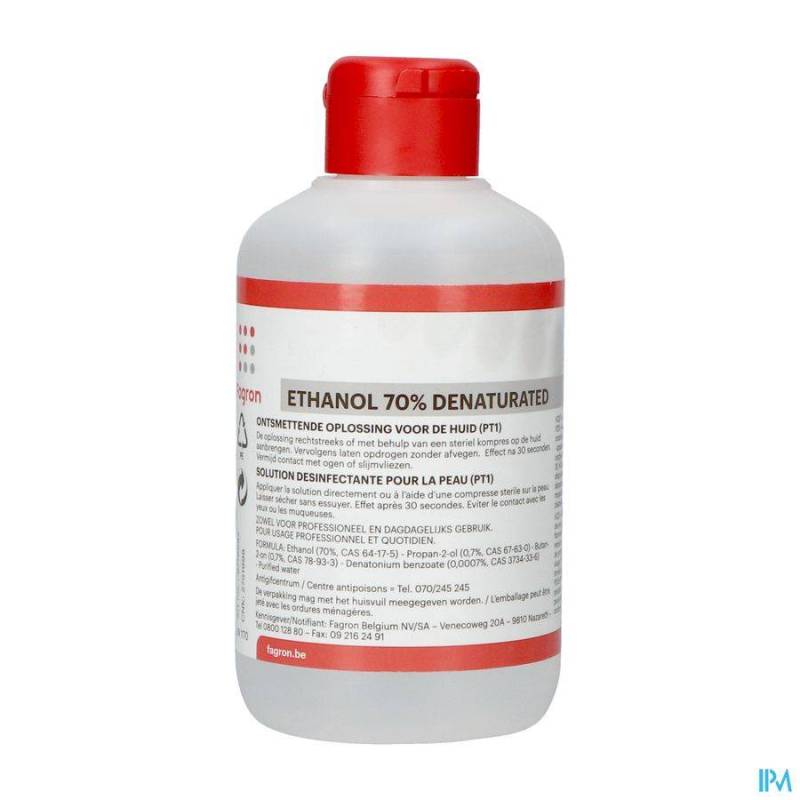 ETHANOL 70% DENAT. FPW 250ML FAG