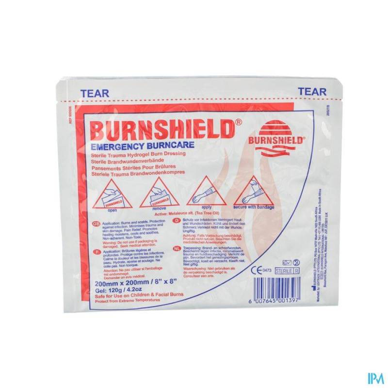 BURNSHIELD 20X20CM COVARMED