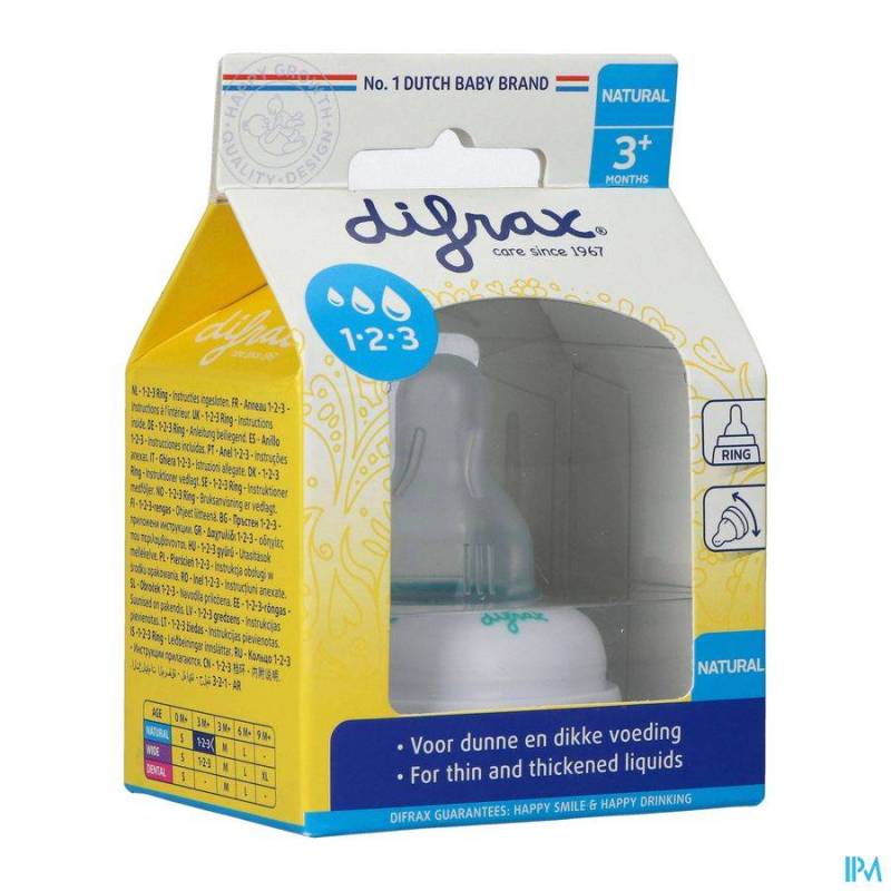 DIFRAX BAGUE DE SERRAGE 1-2-3 NATURAL 713