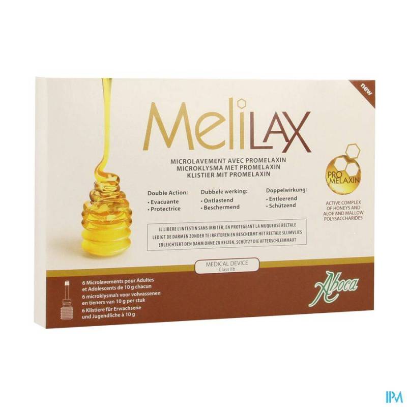 MELILAX MICROKLYSMA 6X10G ABOCA