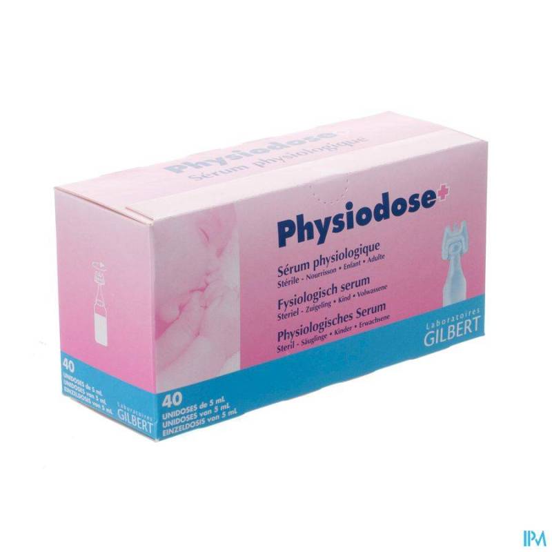 PHYSIODOSE SERUM FYSIO UD STER 40X5ML 608099