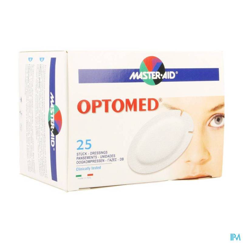 OPTOMED CP OCULAIRE ADH S/LATEX 96X66MM 25 70119