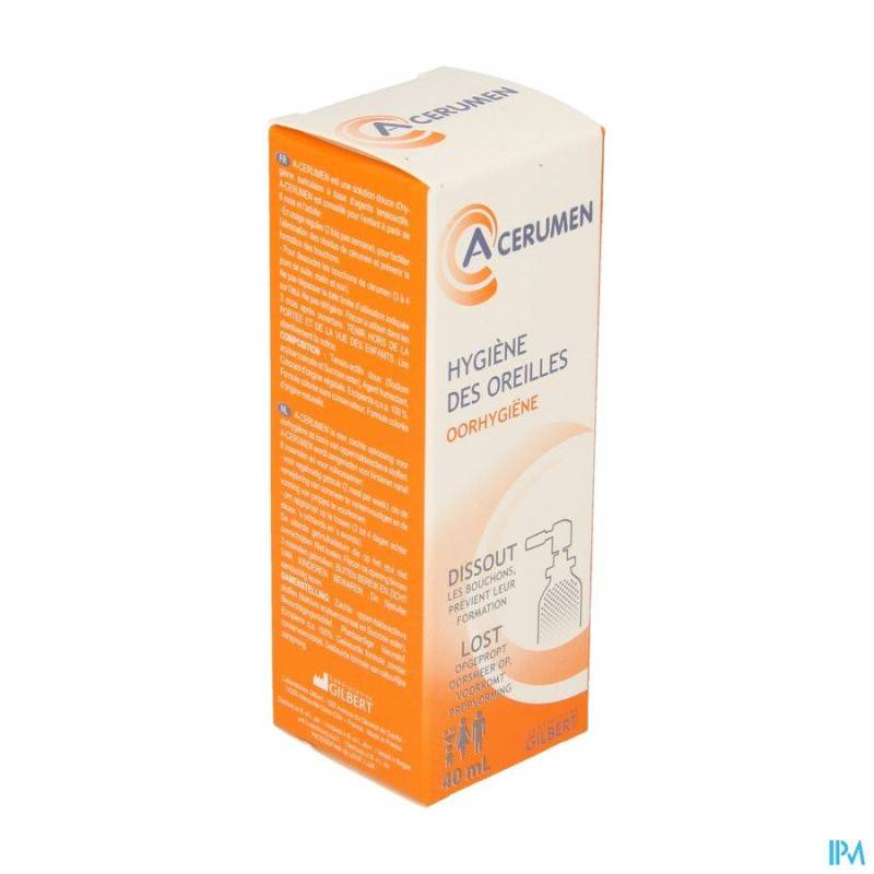 A-CERUMEN GILBERT OORSPRAY GEKLEURD 40ML