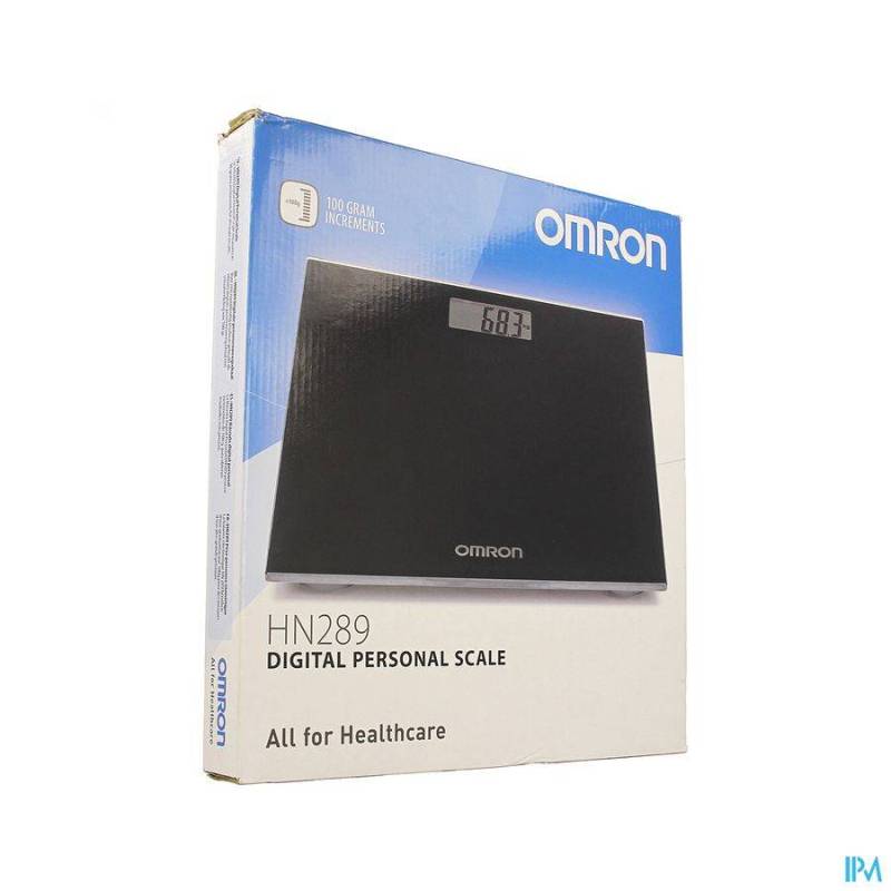 OMRON HN289-EBK PERSONENWEEGSCHAAL DIGITAAL ZWART