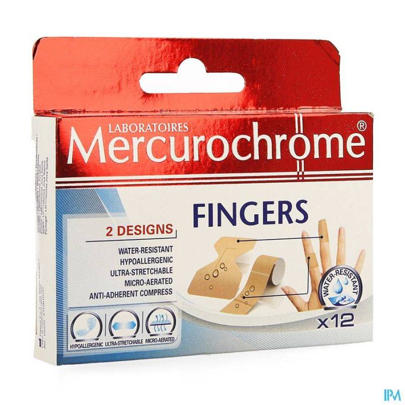 MERCUROCHROME PANSEMENT FINGERS 12