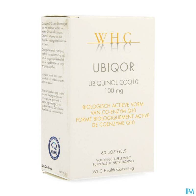 UBIQOR UBIQUINOL 100MG SOFTGEL 60