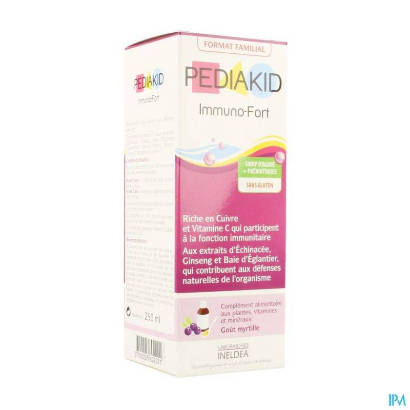 PEDIAKID IMMUNO FORTIFIANT SOL BUV FL 250ML