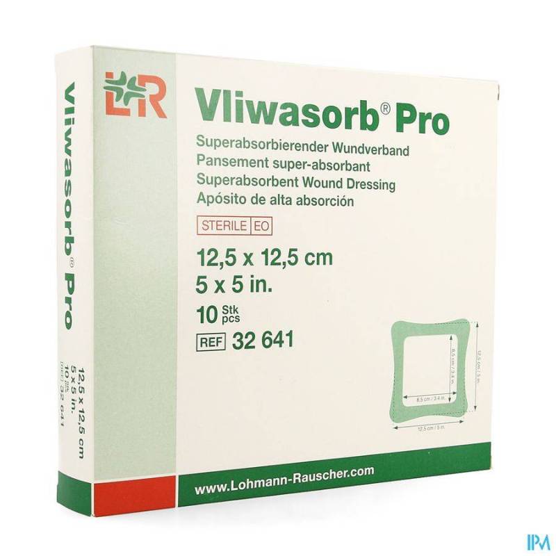 VLIWASORB PRO PANSEMENT 12,5X12,5CM 10 32641