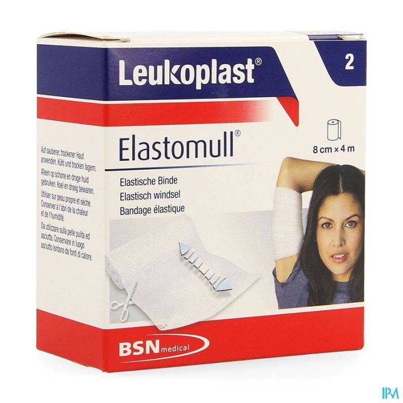 ELASTOMULL 8CMX4M 2 LEUKOPLAST