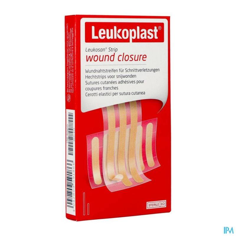 LEUKOSAN STRIP NATUR. 6X6X38MM3X6X75MM LEUKOPLAST