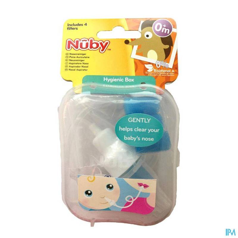 NUBY ASPIRATEUR NASAL 0M  4 FILTRES