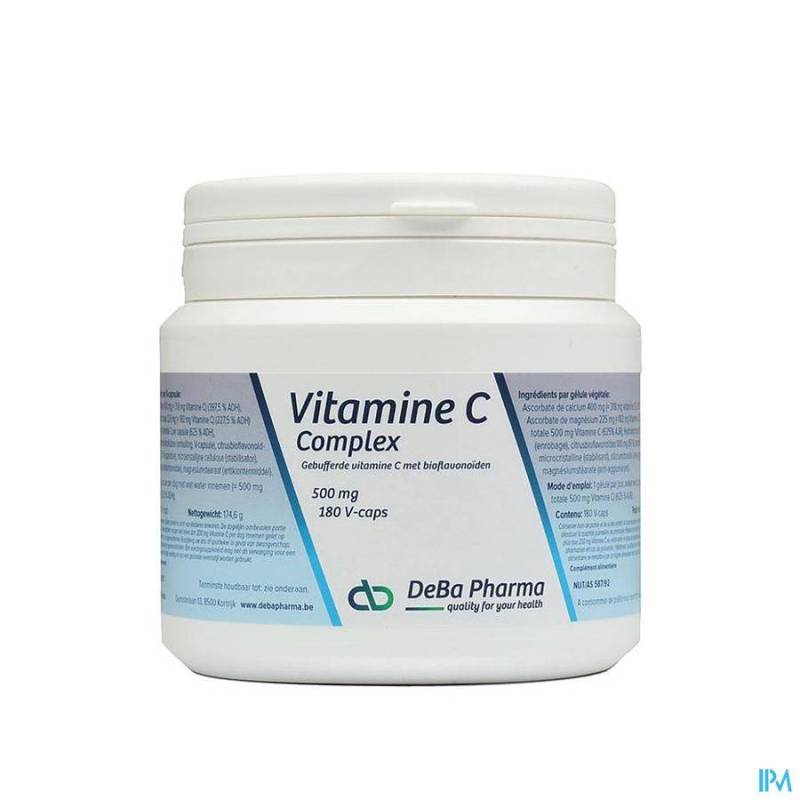 Deba Pharma Vitamine C Complex + Bioflavonoïden 180 Capsules