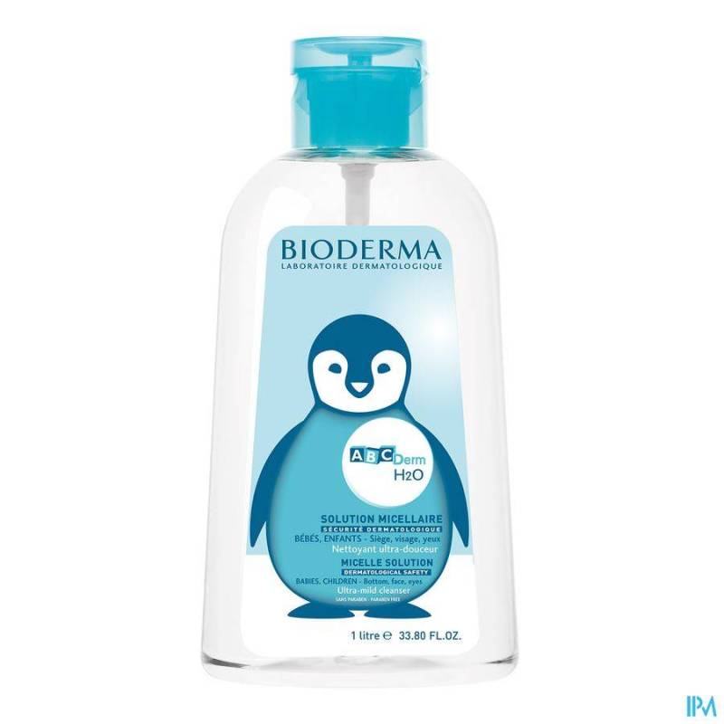 BIODERMA ABC DERM H2O DOSEERPOMPE 1L