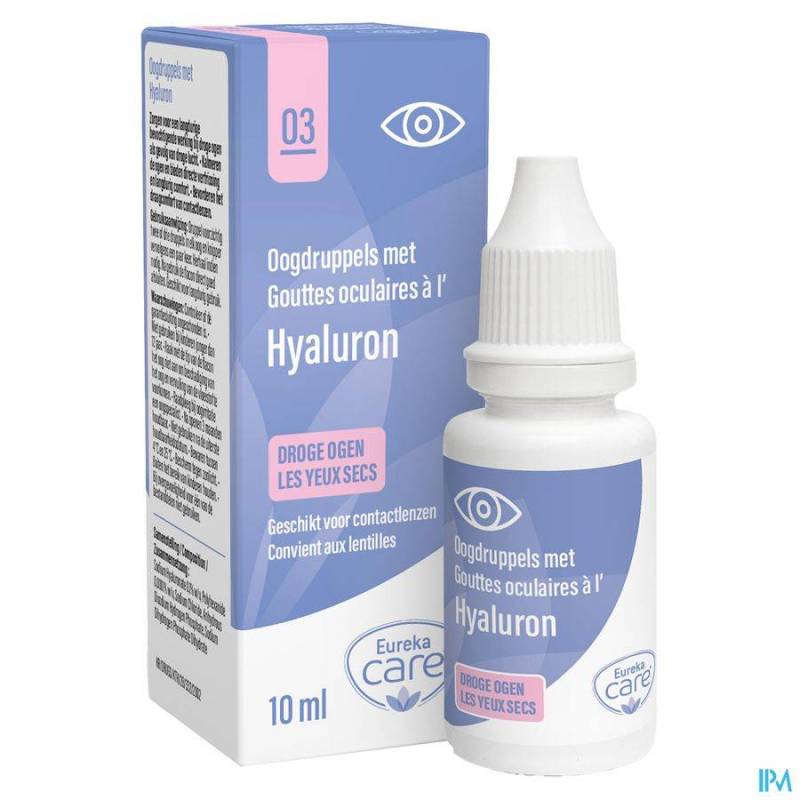 EUREKA CARE COLLYRE YEUX SECS HYALURON 10ML