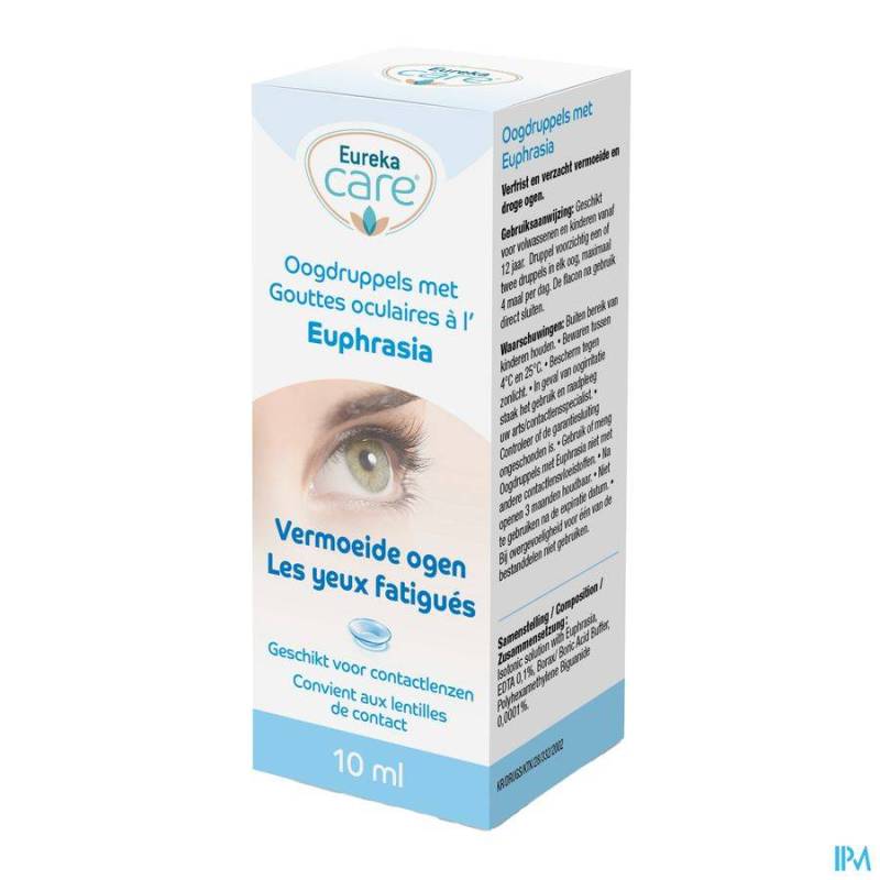 EUREKA CARE COLLYRE YEUX FATIGUES EUPHRASIA 10ML