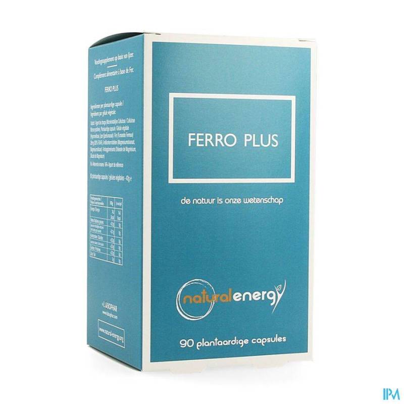 NATURAL ENERGY FERRO PLUS CAPS 90