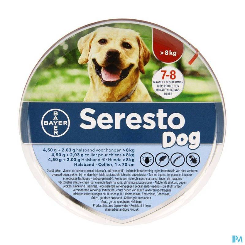 SERESTO DOG 4,5G  2,03 COLLIER 8KG