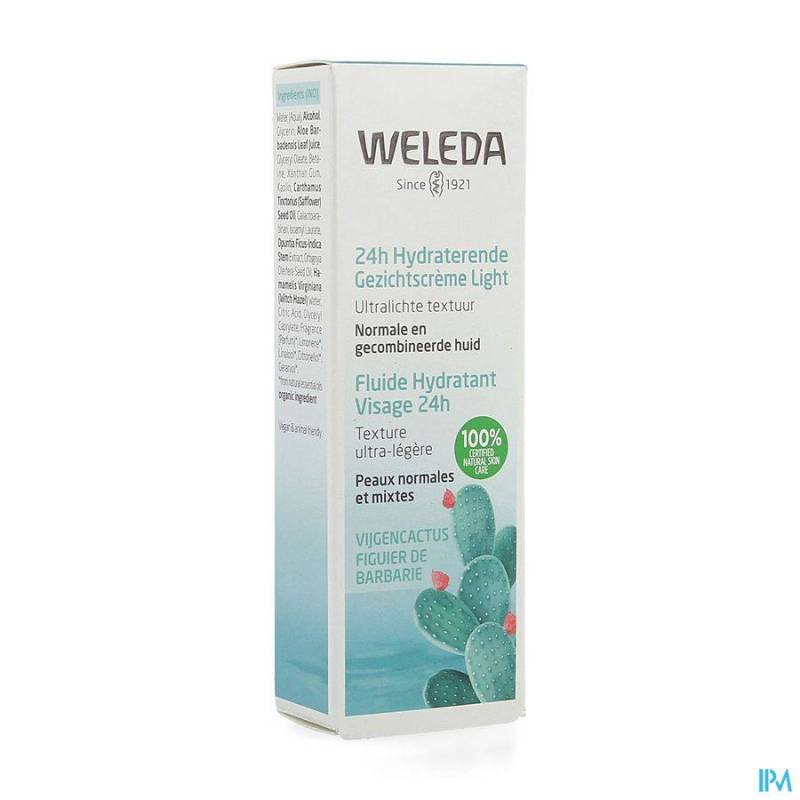 WELEDA FLUIDE HYDRATANTE VISAGE 24H 30ML