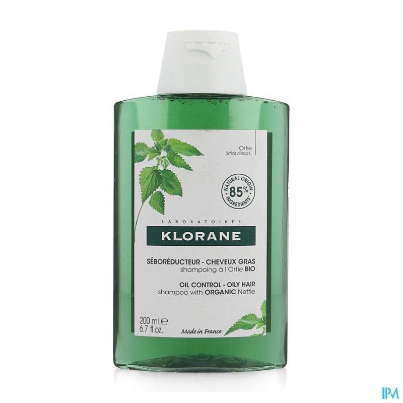 Klorane Shampoo Biologische Brandnetel NF - Vet Haar 200ml