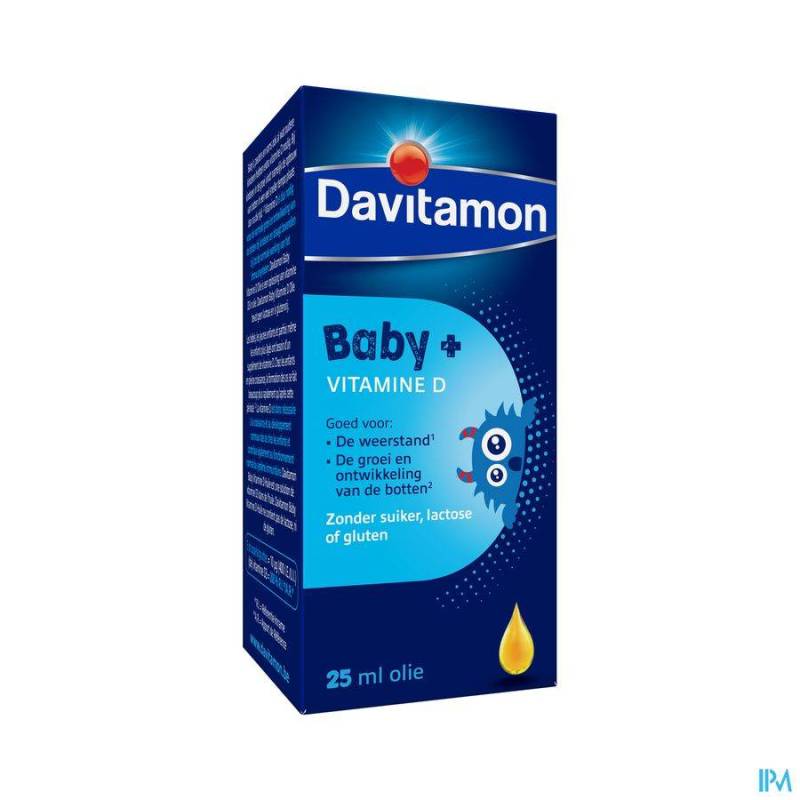 DAVITAMON BABY VITAMINE D HUILE 25ML