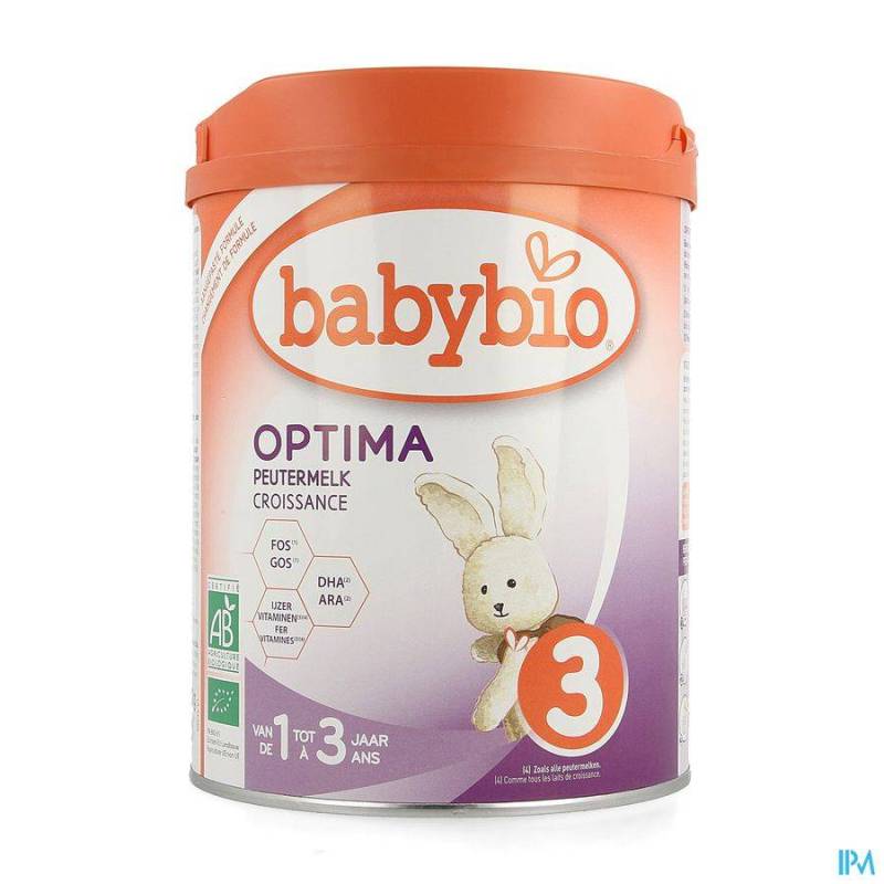 BABYBIO OPTIMA 3 LAIT CROISSANCE 800G