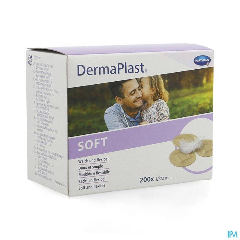 DERMAPLAST SOFT SPOTS 22MM 200