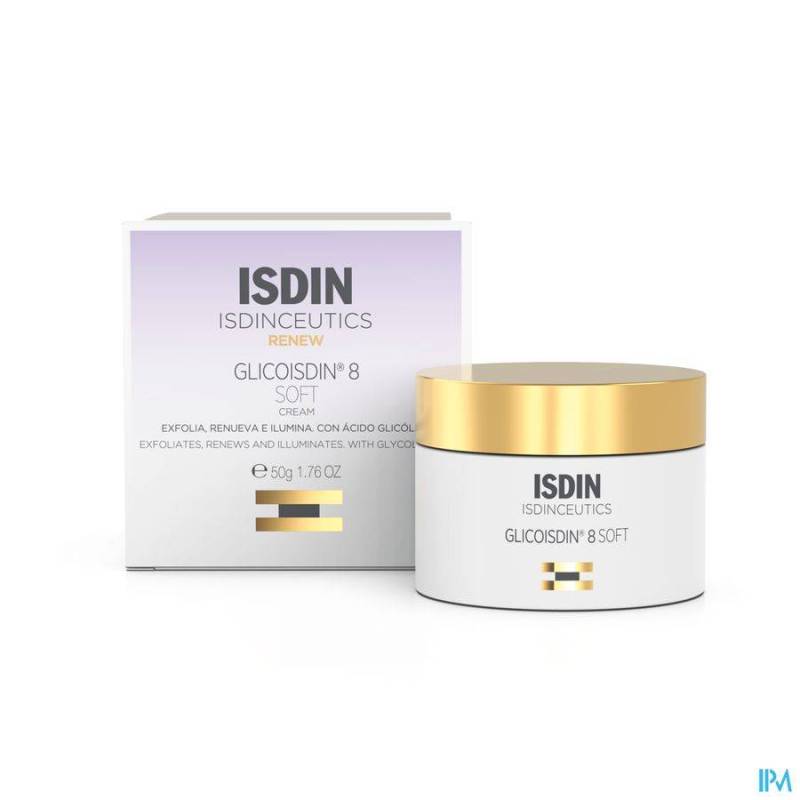 ISDINCEUTICS GLICOISDIN 8 SOFT FACIAL CREAM 50G