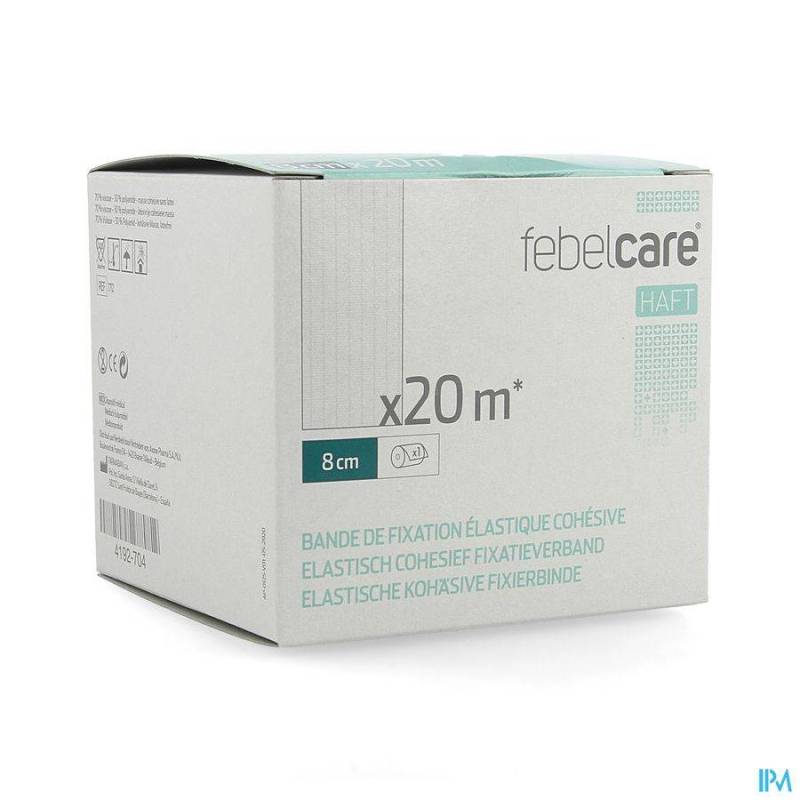 FEBELCARE HAFT BANDE FIX.ELASTIQ. COHESIVE 8CMX20M