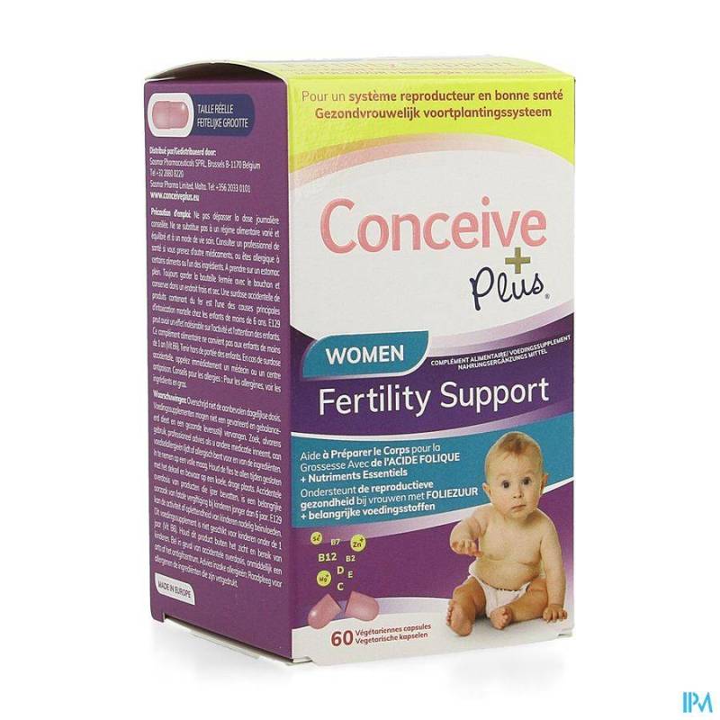 SASMAR CONCEIVE PLUS WOMEN FERTIL. SUPPORT CAPS 60